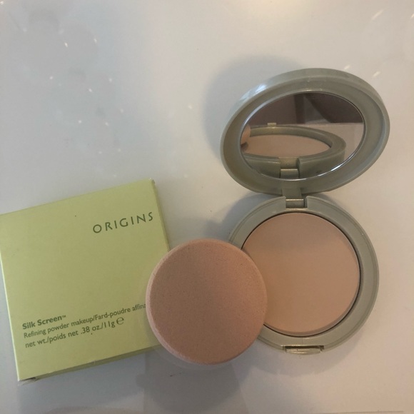 origins silk screen refining powder foundation